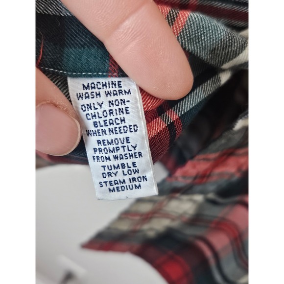 Ralph Lauren Classic Fit Plaid Button Down Shirt Men's XL Red Green Blue Cotton - Picture 5 of 8